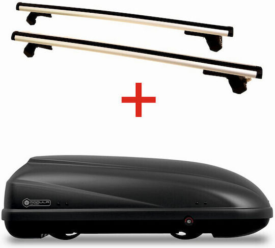 Modula Modula Autodachträger Aluminium Set mit Dachträgerfüßen