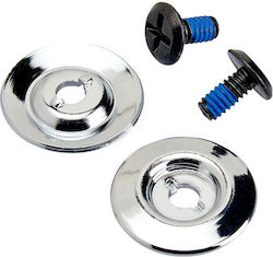 Biltwell Helmzubehör Ersatzteile für Zeltinas Kranen Chrom Helmet Hardware Kit Chrom