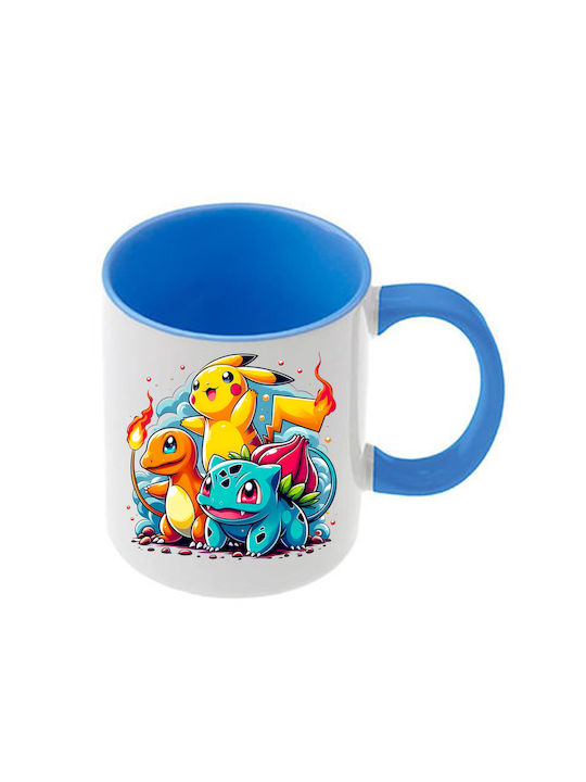 Κούπα Pokemon Γαλάζια Λαβή Εσωτερικό