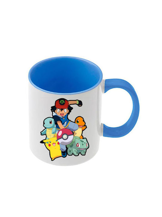 Κούπα Pokemon Γαλάζια Λαβή Εσωτερικό