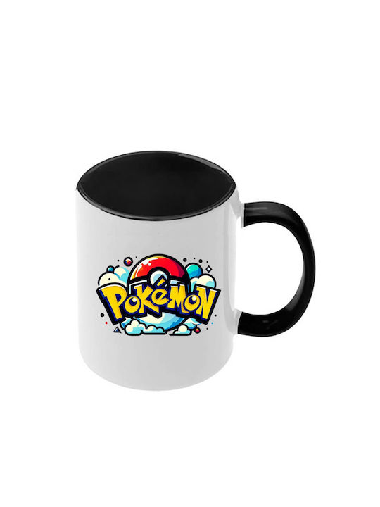 Κούπα Pokemon Μαύρη Λαβή Εσωτερικό