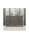 Bufet Din Lemn Multicolor 140x35x95cm