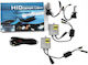 Xenon Car Lighting Set H4 Canbus 55W 24V 6000K Cold White
