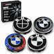 Roza Set Car Wheel Center Caps Bmw 68mm 4 Pieces Premium Wheel Center Caps