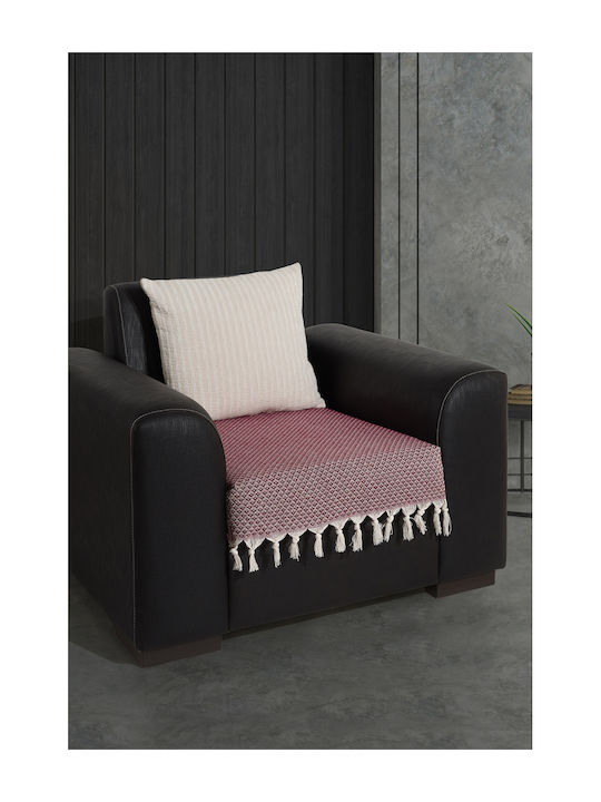SteweHome Armchair Throw 70x95cm Red