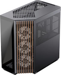 APNX V1 Midi Tower Computer Case Wood White
