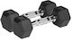 Rebel Set Haltere Hexagonale din Cauciuc 2 x 3kg