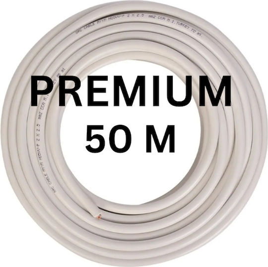Cablou Electric Premium 4x4 Mm² 50 M Alb Myym/h05vv-f Cobi Smart