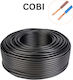 Cablu Electric 2x2.5 Mm² 100 M Negru Flexibil Conductor Cca Izolație Pvc Manson Pvc Myym H05vv-f – Cobi Smart