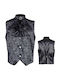 Adult Carnival Satin Gothic Vest