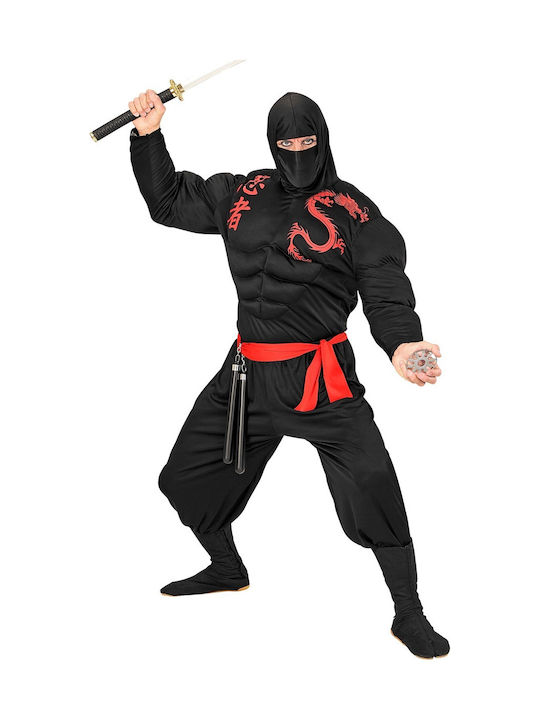 Αποκριάτικη Στολή Ενηλίκων Ninja Super Muscle