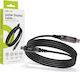 Mobile Origin Braided USB 2.0 Cable USB-C Male - USB-C 240W PD Gray 1.5m MO-240WDC-CB4