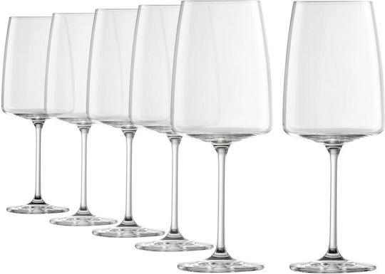 Schott Zwiesel Σετ Ποτήρια για Λευκό και Κόκκινο Κρασί από Κρύσταλλο Λευκό 660ml 6τμχ Schott Zwiesel Σετ Ποτήρια για Λευκό και Κόκκινο Κρασί από Κρύσταλλο Λευκό 660ml 6τμχ