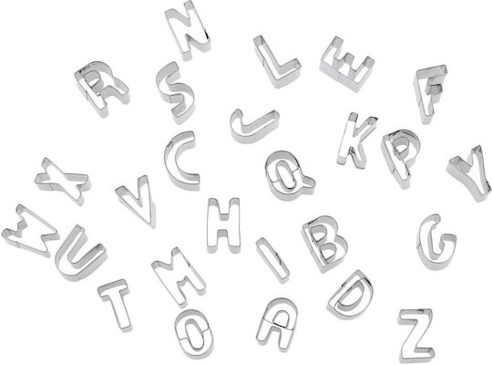 Set Decupatoare Biscuiți Litere A-Z Oțel Inoxidabil 2,5 Cm Westmark