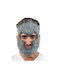 Carnival Hairy Mask Werewolf Grey