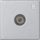 Simon Connect Plate K45 Gn Tv Men's 45x45mm + Aluminum Insert K120a/8