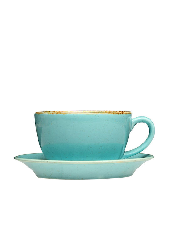 Porland Porland Blaues Teetasse aus Porzellan 370ml