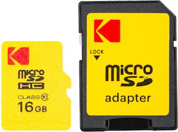 Card Memorie MicroSDHC Kodak Extra Performance 16GB Clasa 10 Adaptor Ekmsdm16ghc10cj Card Memorie MicroSDHC Kodak Extra Performance 16GB Clasa 10 Adaptor Ekmsdm16ghc10cj
