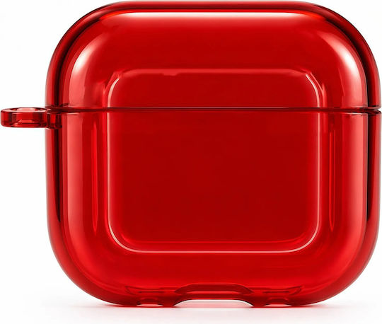 Vivid Holder with Hook in Red Color for Apple AirPods 1 / AirPods 2