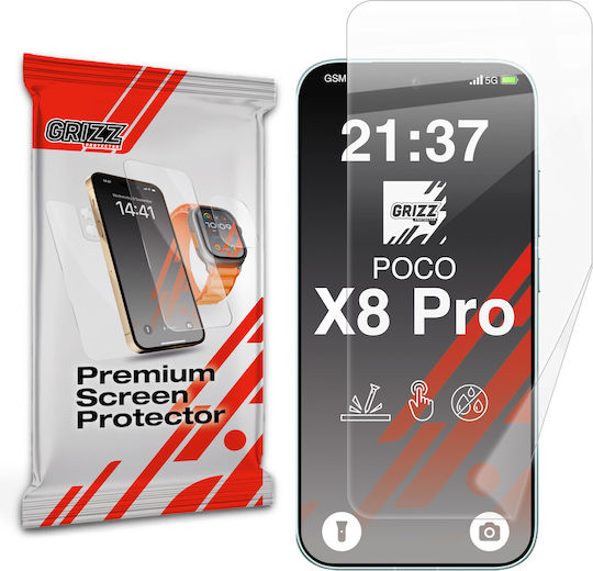 GrizzGlass Ceramic Screen Protector (Poco X8 Pro)