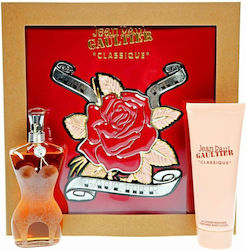 Set Jean Paul Gaultier Classique Eau de Parfum Pentru Femei 50 Ml + Classique Loțiune de Corp Hidratantă 75 Ml Set Jean Paul Gaultier Classique Eau de Parfum Pentru Femei 50 Ml + Classique Loțiune de Corp Hidratantă 75 Ml