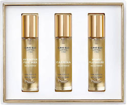 Set Creed Aventus Eau De Parfum Women 10 Ml + Wind Flowers Eau De Parfum Women 10 Ml + Carmina Eau De Parfum Women 10 Ml
