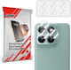 Set 2 Grizzglass Hybridglass Camera Lens Protectors Compatible Motorola Moto G77 Transparent