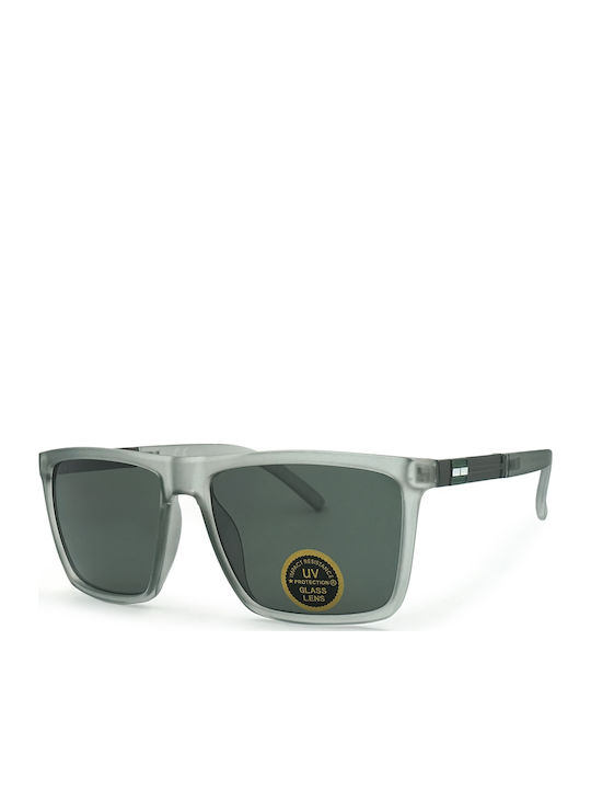 Optosquad Transparent Sunglasses With Horn-Rimmed Frame Optosquad Transparent Sunglasses With Horn-Rimmed Frame
