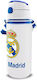 Real Madrid Sticlă Pentru Copii Fotbal Cu Pai Multicolor 600ml