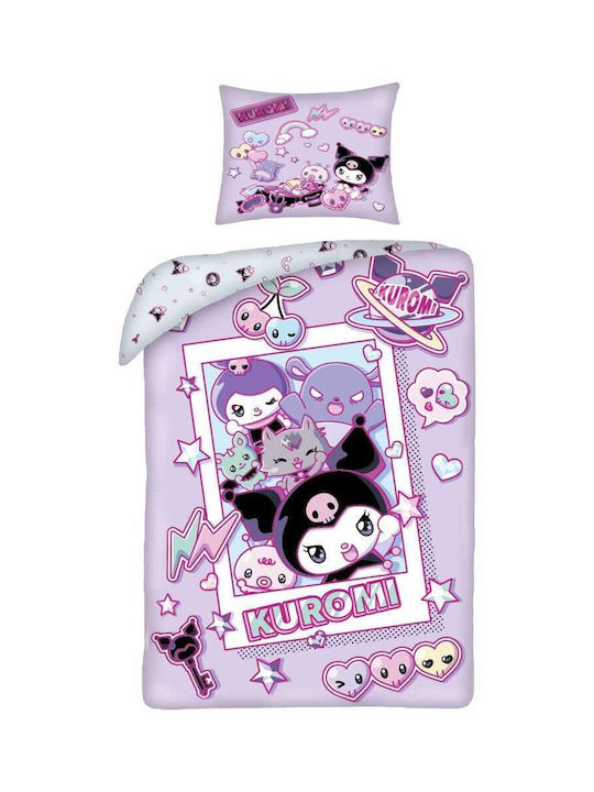 Halantex Set Kids Single Duvet With Pillowcase Kuromi Ver 2 160x240cm