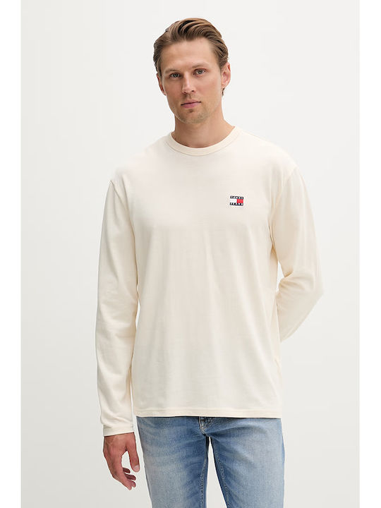 Tommy Hilfiger Tjm Long Sleeve Ecru Blouse
