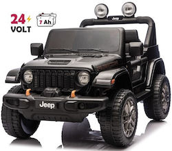 Wrangler Rubicon Two Seater with Remote Control Licensed 24 Volt Black