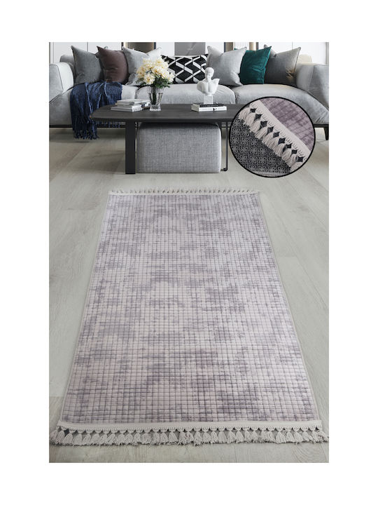 SteweHome Αντιολισθητικό Χαλί Ορθογώνιο Γκρι 50x80cm