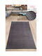 SteweHome Non-Slip Rectangular Gray Rug 120x300cm