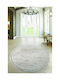 SteweHome Non-Slip Round Beige Rug Φ100cm