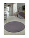 SteweHome Non-Slip Round Rug Round Φ120cm