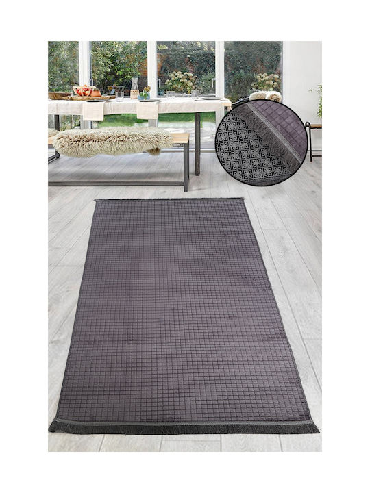 SteweHome Αντιολισθητικό Χαλί Διάδρομος Γκρι 80x230cm