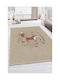 SteweHome Παιδικό Χαλί Καφέ 100x250cm Πάχους 60mm