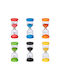 Relaxdays Set 6x Clepsidră Galbenă Verde Portocalie 11x4.5x4.5 Cm