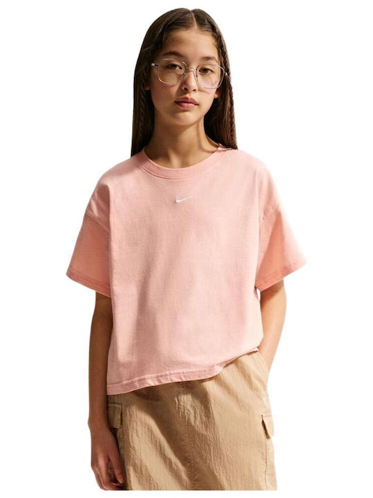 Nike Παιδικό T-shirt Πορτοκαλί Sportswear