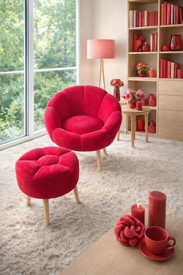 Pollythróna 75x75x75cm Rote Pollythróna 75x75x75cm Rote