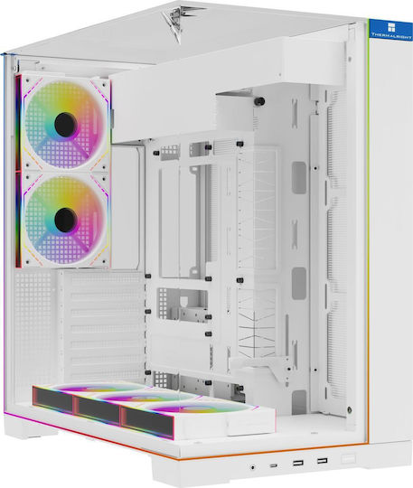 Thermalright A70 ARGB Gaming Middle Tower Carcasă PC cu Fereastră Laterală Albă