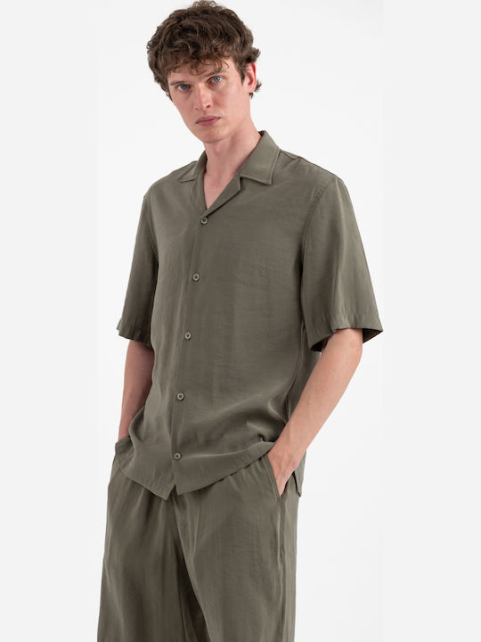 Vittorio Artist Short Sleeve Shirt Olive