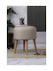 Kitchen Wooden Beige Stools