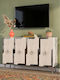 White TV Stand L120xD32xH75cm