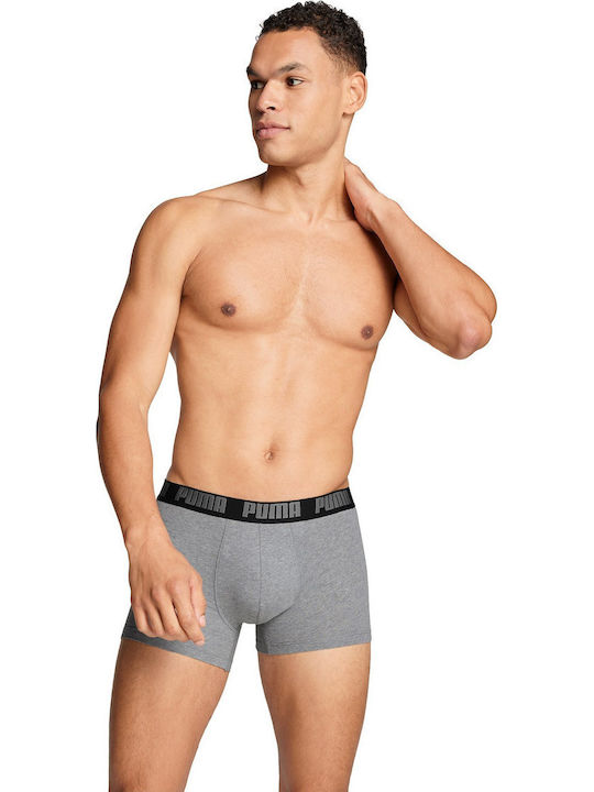 PUMA Everyday Basic Ανδρικά Μποξεράκια Γκρι 2Pack