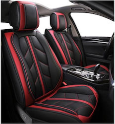 Universal Car Upholstery Set Eco Leather Luxury Sport Red-black Universal Car Upholstery Set Eco Leather Luxury Sport Red-black