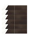FS Wooden Blinds In Brown Colour W100xH100cm