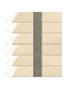 FS Wooden Shading Blind In Ecru Colour W100xH100cm