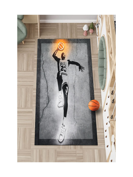 SteweHome Παιδικό Χαλί Μπάσκετ 80x300cm Πάχους 60mm